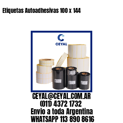 Etiquetas Autoadhesivas 100 x 144