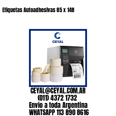 Etiquetas Autoadhesivas 85 x 148