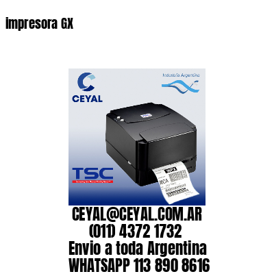 impresora GX