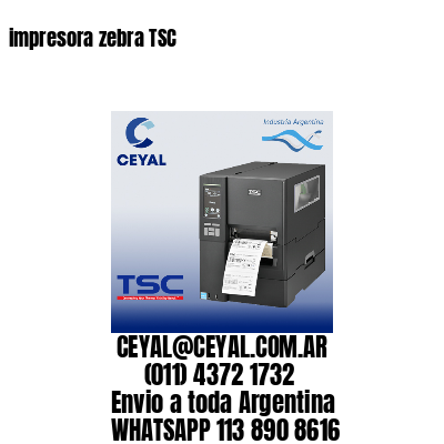 impresora zebra TSC