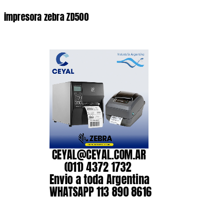 impresora zebra ZD500