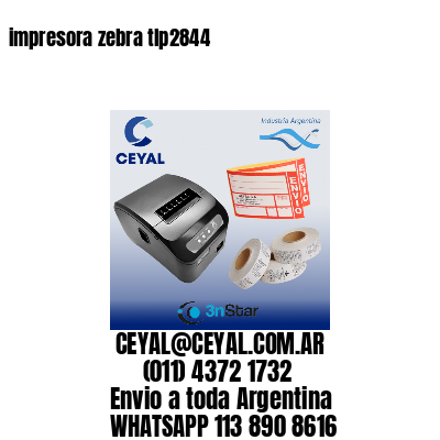 impresora zebra tlp2844