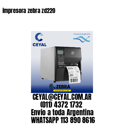 impresora zebra zd220