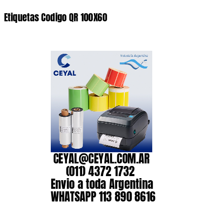 Etiquetas Codigo QR 100X60