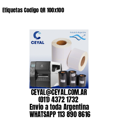 Etiquetas Codigo QR 100x100