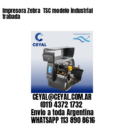 Impresora Zebra  TSC modelo industrial trabada