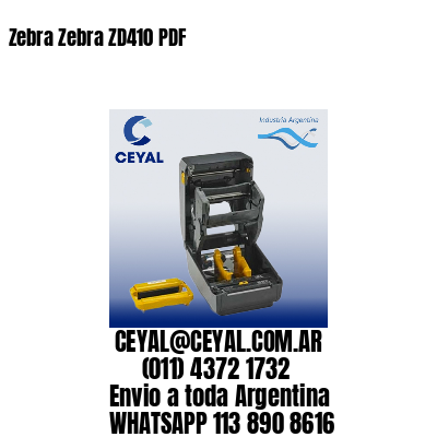 Zebra Zebra ZD410 PDF