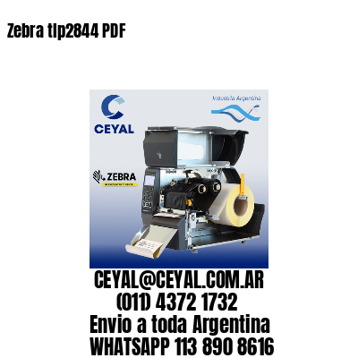 Zebra tlp2844 PDF