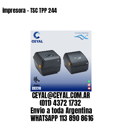 impresora - TSC TPP 244