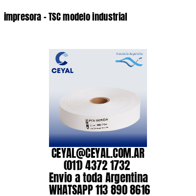 impresora – TSC modelo industrial