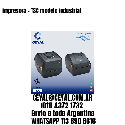 impresora - TSC modelo industrial