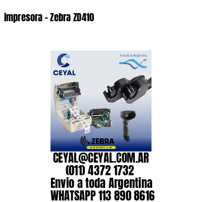 impresora – Zebra ZD410