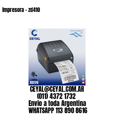 impresora – zd410