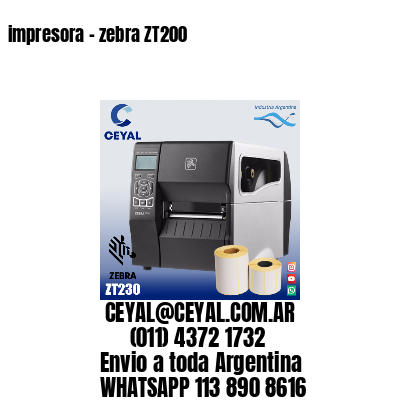 impresora – zebra ZT200