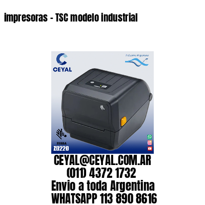 impresoras – TSC modelo industrial