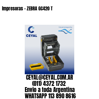 impresoras – ZEBRA GC420 T