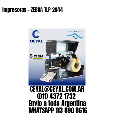 impresoras - ZEBRA TLP 2844