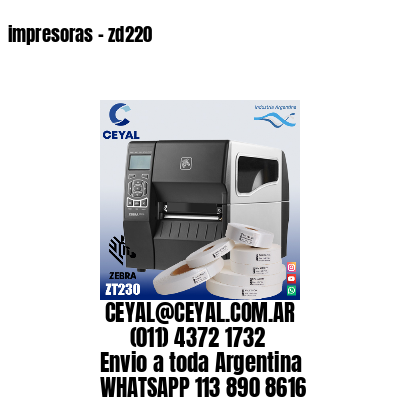 impresoras - zd220