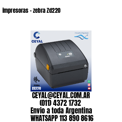 impresoras – zebra Zd220