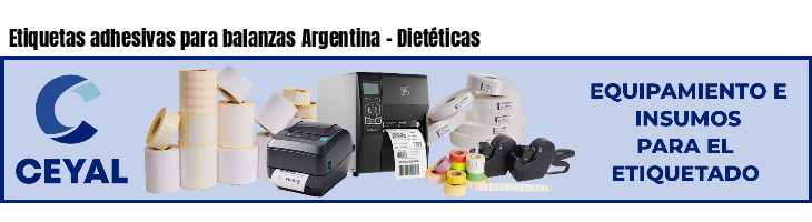 Etiquetas adhesivas para balanzas Argentina - Dietéticas