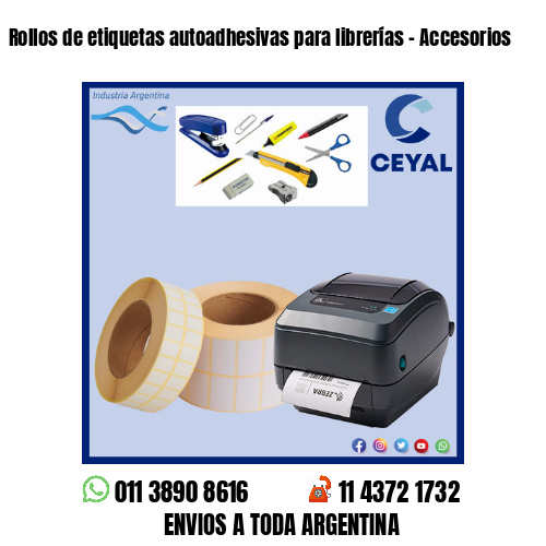 Rollos de etiquetas autoadhesivas para librerías – Accesorios