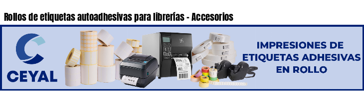 Rollos de etiquetas autoadhesivas para librerías - Accesorios