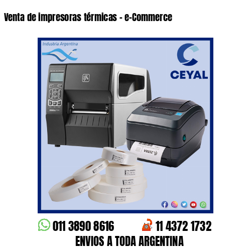 Venta de impresoras térmicas - e-Commerce