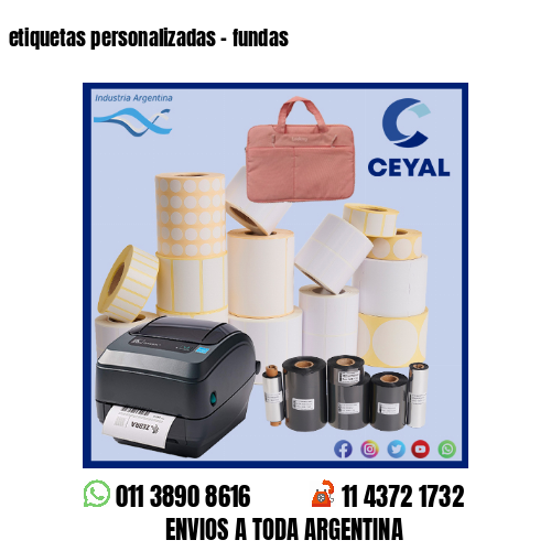 etiquetas personalizadas - fundas