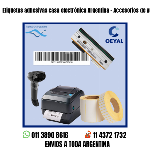 Etiquetas adhesivas casa electrónica Argentina - Accesorios de audios