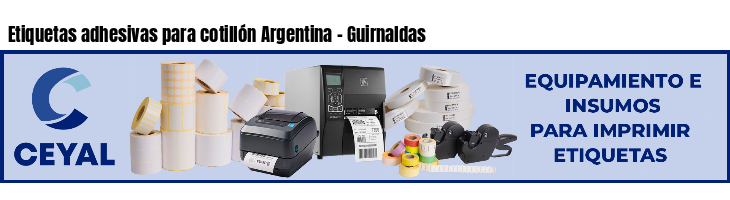 Etiquetas adhesivas para cotillón Argentina - Guirnaldas