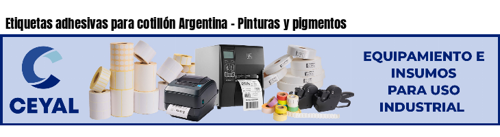 Etiquetas adhesivas para cotillón Argentina - Pinturas y pigmentos