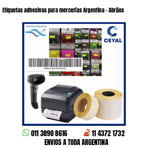 Etiquetas adhesivas para mercerías Argentina - Abrijos