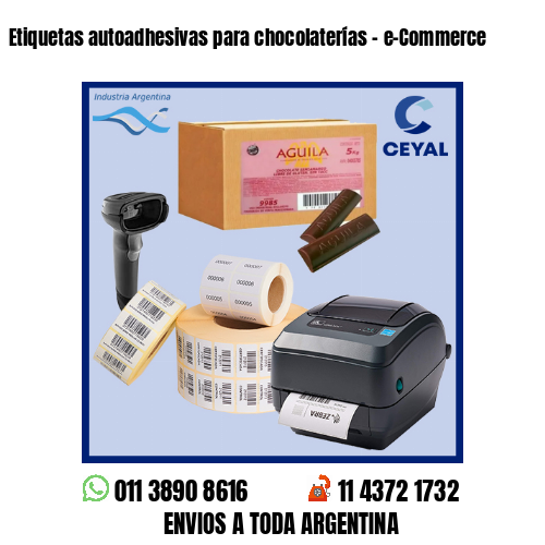 Etiquetas autoadhesivas para chocolaterías - e-Commerce