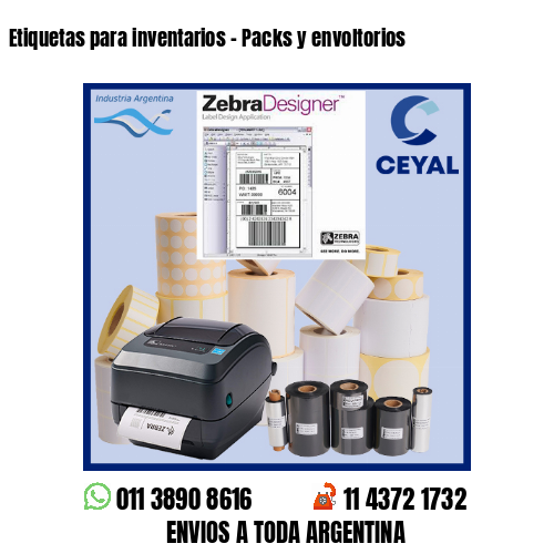 Etiquetas para inventarios – Packs y envoltorios