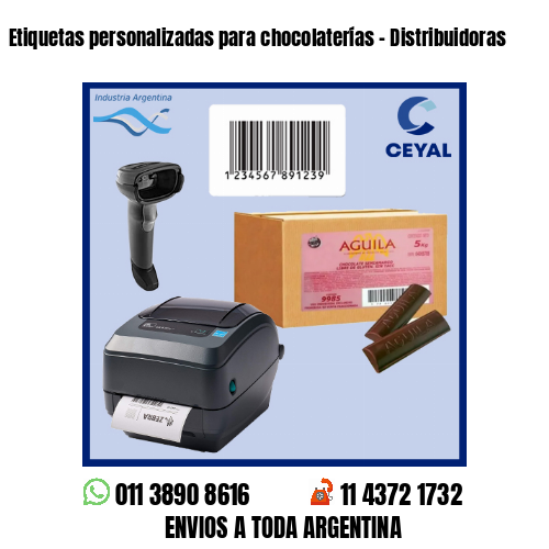 Etiquetas personalizadas para chocolaterías – Distribuidoras