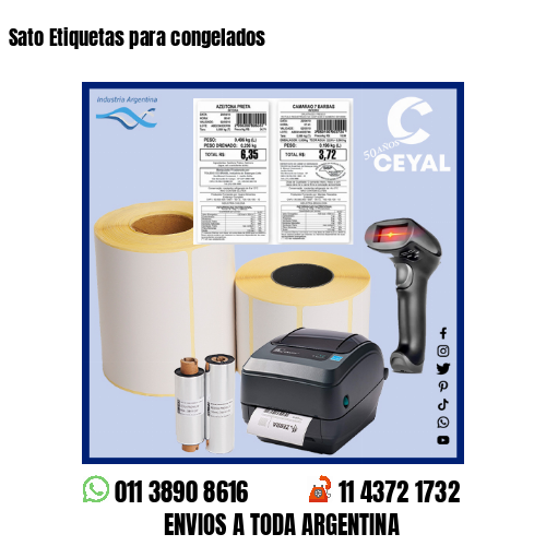 Sato Etiquetas para congelados