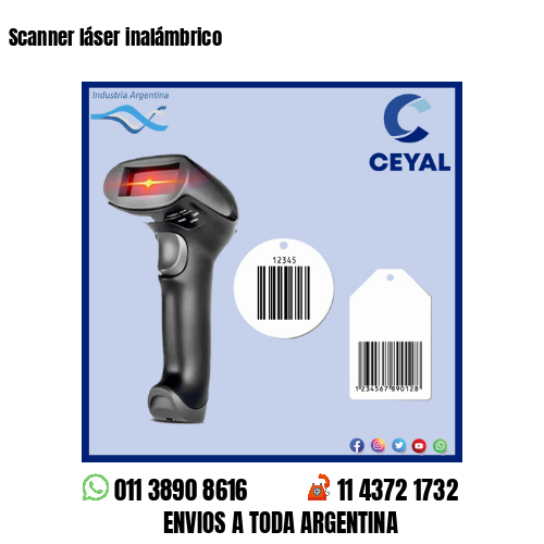 Scanner láser inalámbrico