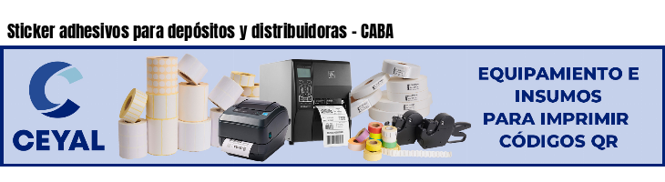 Sticker adhesivos para depósitos y distribuidoras - CABA