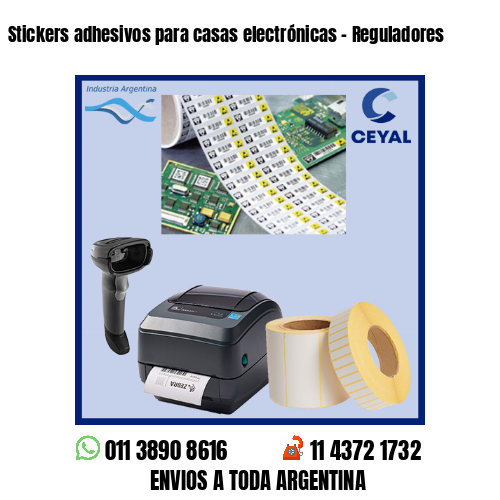 Stickers adhesivos para casas electrónicas – Reguladores