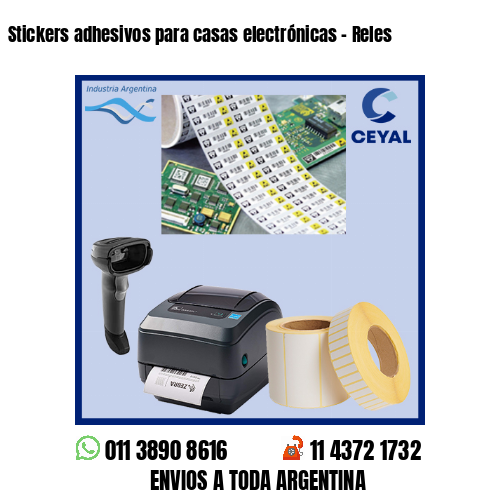 Stickers adhesivos para casas electrónicas - Reles