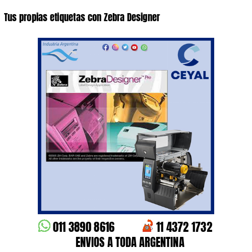 Tus propias etiquetas con Zebra Designer