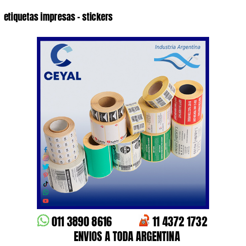 etiquetas impresas - stickers