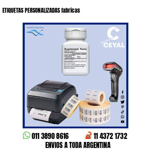 ETIQUETAS PERSONALIZADAS fabricas