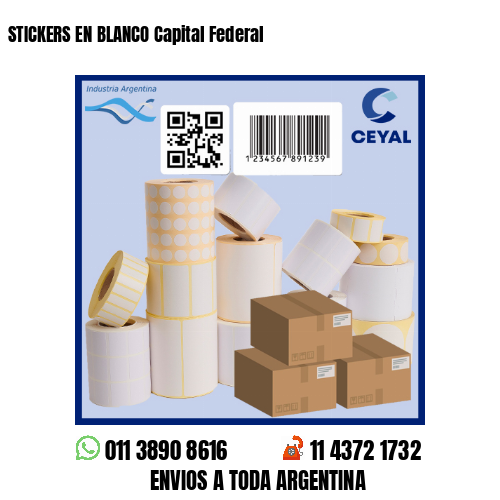 STICKERS EN BLANCO Capital Federal