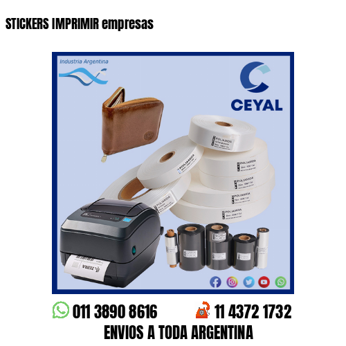 STICKERS IMPRIMIR empresas 