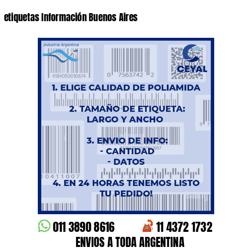 etiquetas Información Buenos Aires