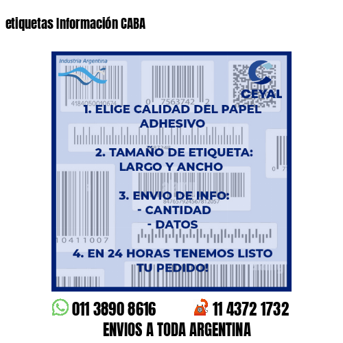 etiquetas Información CABA