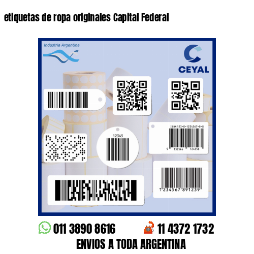 etiquetas de ropa originales Capital Federal