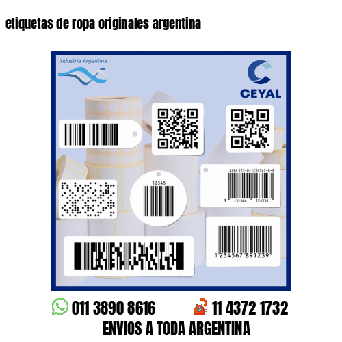 etiquetas de ropa originales argentina