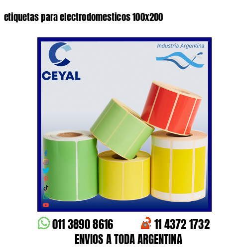 etiquetas para electrodomesticos 100×200